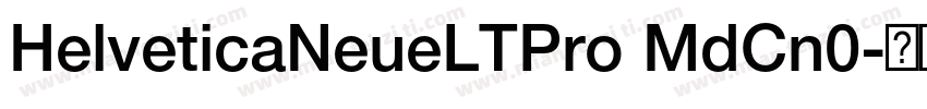 HelveticaNeueLTPro MdCn0字体转换